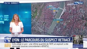 Lyon: le parcours du principal suspect reconstitué jusqu'au moment de l'explosion