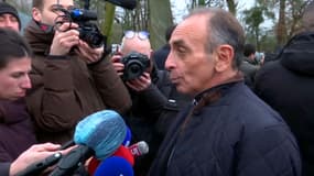 Éric Zemmour le 28 janvier 2022 à Pierrefitte-sur-Sauldre (Loir-et-Cher)