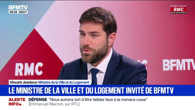 "Il existe un chemin pour qu'on vote ce budget", déclare Vincent Jeanbrun, ministre de la Ville et du Logement