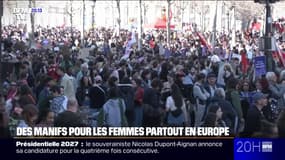 8-Mars: journée de manifestations à Paris pour les droits des femmes