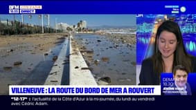 Vents violents: la route du bord de mer à Villeneuve-Loubet a pu rouvrir