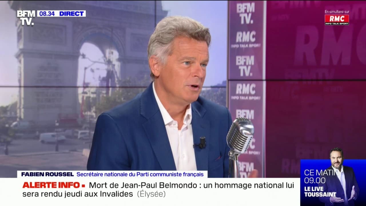 On A Ri On A Pleure Fabien Roussel Rend Hommage A Jean Paul Belmondo Une Legende Populaire