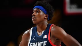 Frank Ntilikina avec l'équipe de France aux JO 2021