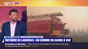 Incendie de Landiras: la piste criminelle privilégiée, un homme a été placé en garde à vue