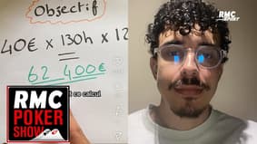 RMC Poker Show -  Diplômé en psychologie, le défi fou d'Alexandre Etienne