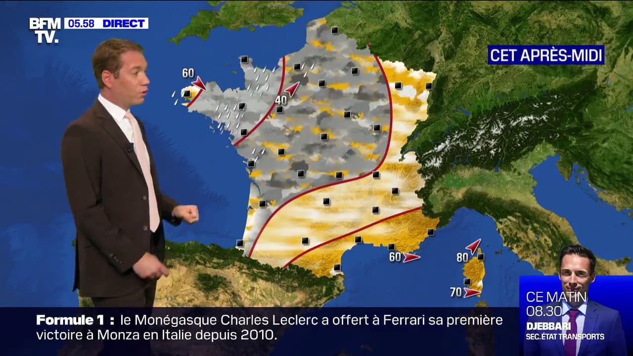 La météo en France ce lundi 9 septembre: de nouvelles pluies arrivent ...