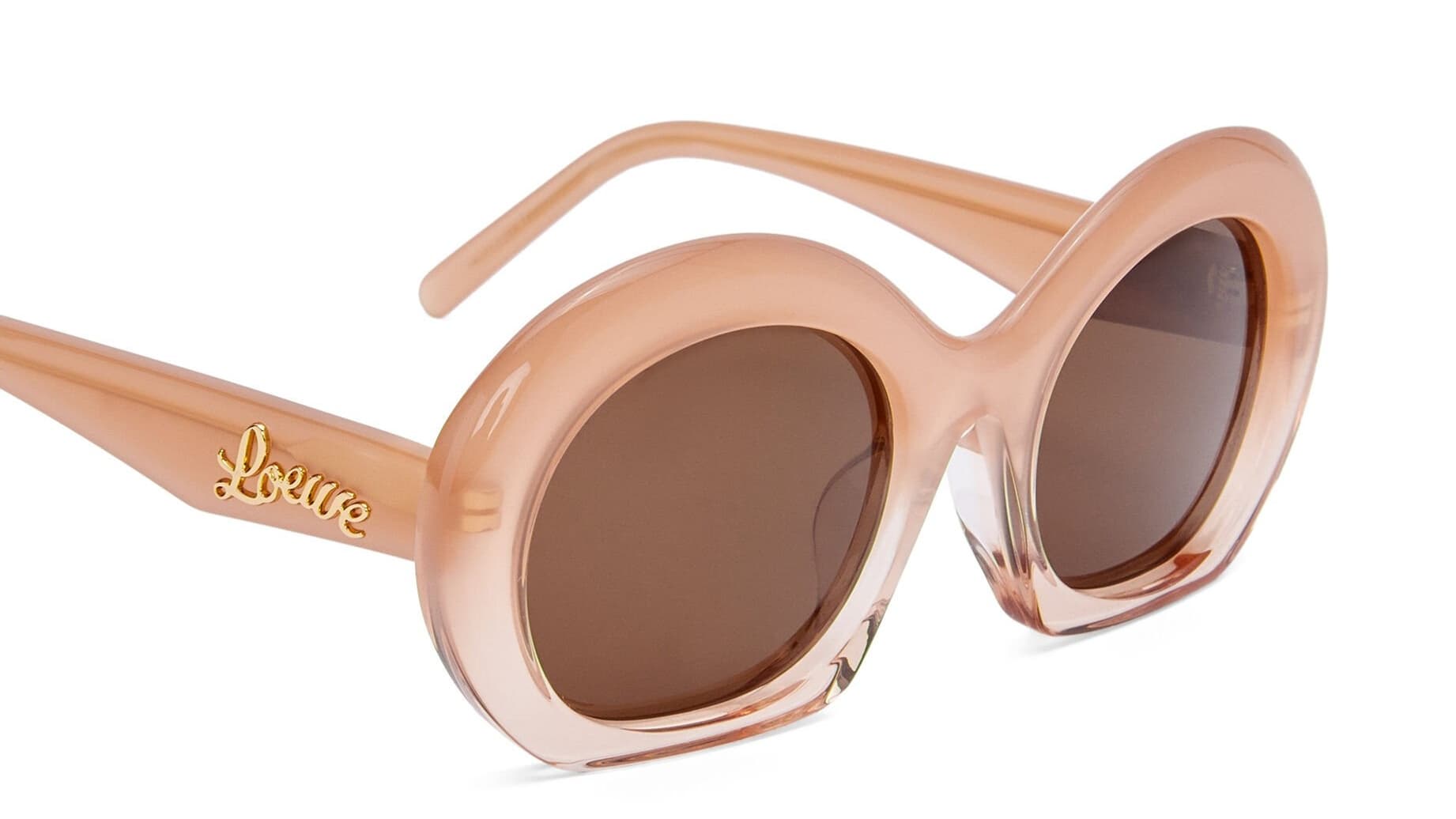 Lunettes de soleil demi-lune en acétate Loewe. Lunettes de soleil demi-lune en acétate Loewe.
