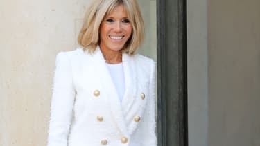 Brigitte Macron le 21 février 2018 à Paris