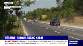 Le retour des 90km/h sur 350km de routes départementales dans l'Hérault