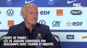 Equipe de France : Les 26 joueurs convoqués par Deschamps (avec Thuram et Mbappé)