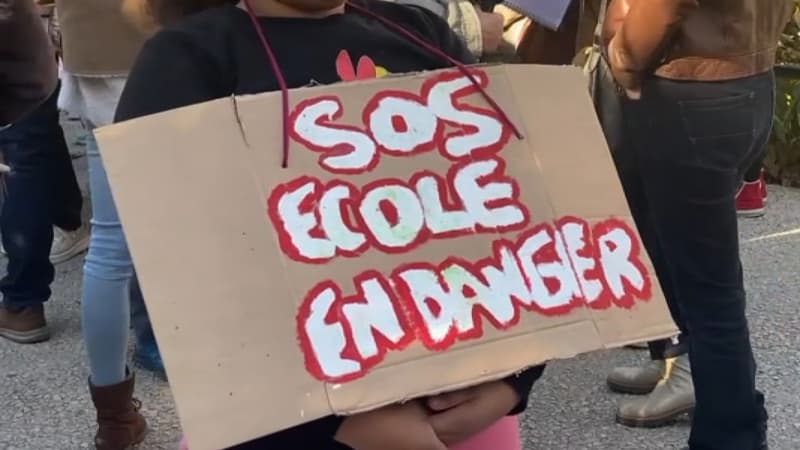 Une manifestation a eu lieu mercredi soir devant une école du quartier du Chemin Bas d'Avignon à Nîmes, quartier touché par la violence liée au trafic de drogues.