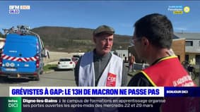 Retraites: à Gap, le discours d'Emmanuel Macron ne passe pas pour les grévistes