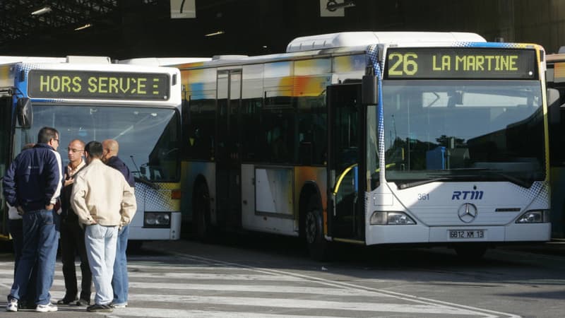 Des bus marseillais - Image d'illustration