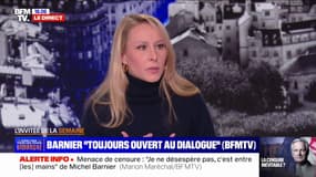 Gouvernement "ouvert au dialogue" sur le budget: Marion Maréchal veut "des réponses structurelles"