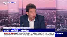 Geoffroy Roux de Bézieux: "Ce qu'on demande au gouvernement, c'est de trouver les mesures sanitaires secteur par secteur pour pouvoir rouvrir" - 16/12