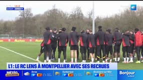 Ligue 1: le RC Lens se déplace à Montpellier avec ses nouvelles recrues