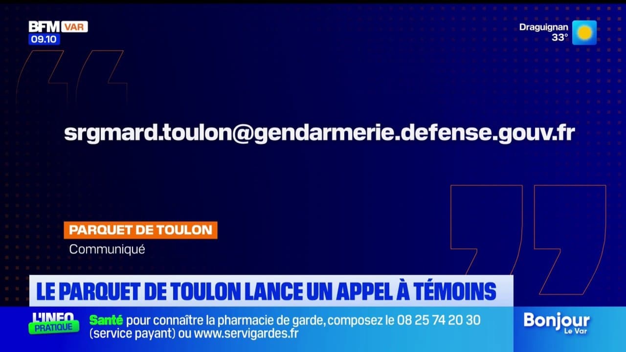 Disparition de militaires dans le Var : le parquet de Toulon lance un appel à témoins