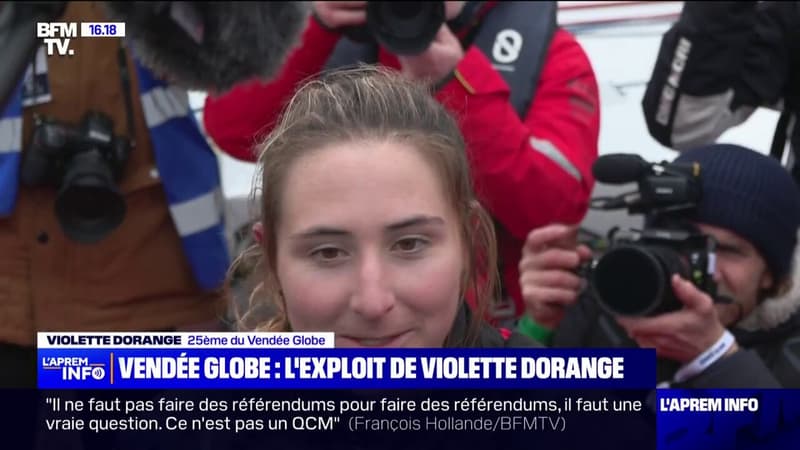 Vendée Globle: l'exploit de Violette Dorange