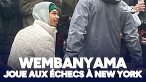 NBA : Wembanyama joue aux échecs en plein New York