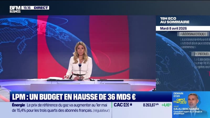 Le 19h Eco - Mercredi 8 avril