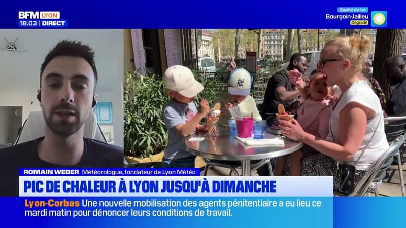 Lyon connaît un pic de chaleur ces derniers jours