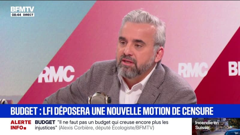 Budget: "Ceux qui aujourd'hui tricotent ce budget, c'est la droite, les macronistes et le Rassemblement national", déclare Alexis Corbière
