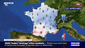 Les températures prévues pour ce 19 décembre. 