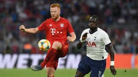 Will devant Sissoko, lors de Bayern-Tottenham le 31 juillet
