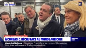 Salon de l'agriculture: à Corbas, Christophe Béchu face au monde agricole