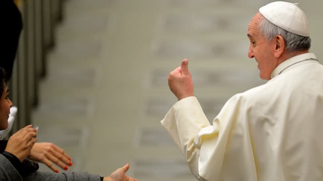 Le pape François, le 22 décembre, au Vatican.