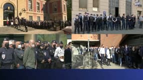 Des rassemblements policiers ont eu lieu dans toute la France ce lundi après-midi en hommage à Stéphanie Monfermé. 