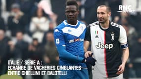 Italie / Serie A : Echange de vacheries cinglantes entre Chiellini et Balotelli