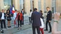 Brigitte Macron reçoit un groupe de jeunes autistes à l'Elysée