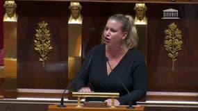 Mathilde Panot, le 1er octobre 2024, à l'Assemblée nationale.