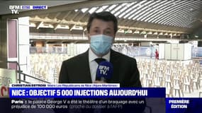 Christian Estrosi: "Nous sommes en capacité de réaliser 50.000 vaccinations par semaine" à Nice