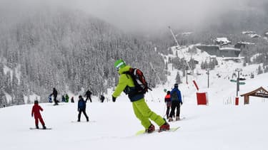 Des skieurs à Courchevel le 11 novembre dernier