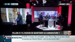 Brunet & Dély: François Fillon a-t-il raison de maintenir sa candidature ? - 03/03