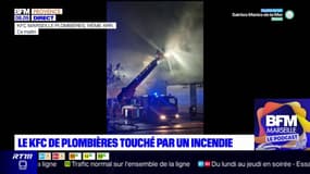 Marseille: le KFC de Plombières touché par un incendie
