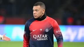 Kylian Mbappé avec le PSG le 9 décembre 2023
