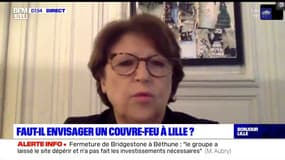 Martine Aubry affirme que "le préfet n'a pas pensé utile que le couvre-feu soit appliqué à Lille"