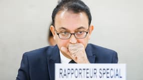 Le rapporteur spécial sur la situation des droits humains en Iran Javaid Rehman, le 24 novembre 2022