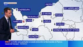Météo Normandie: un ciel mitigé tout au long de la journée, jusqu'à 7°C à Caen