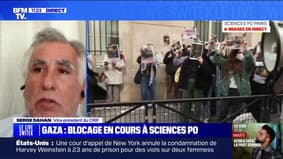 Blocage à Sciences Po Paris: le vice-président du Crif dénonce "une manipulation politique"