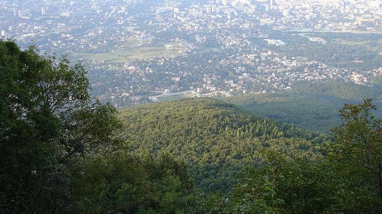 La capitale bulgare, vue du mont Vitosha