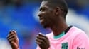 L'ailier français du FC Barcelone, Ousmane Dembélé, lors d'un match de Liga contre Eibar, le 22 mai 2021 à Eibar
