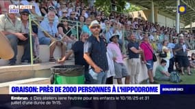 Près de 2000 personnes présentes pour la fête à l'hippodrome d'Oraison