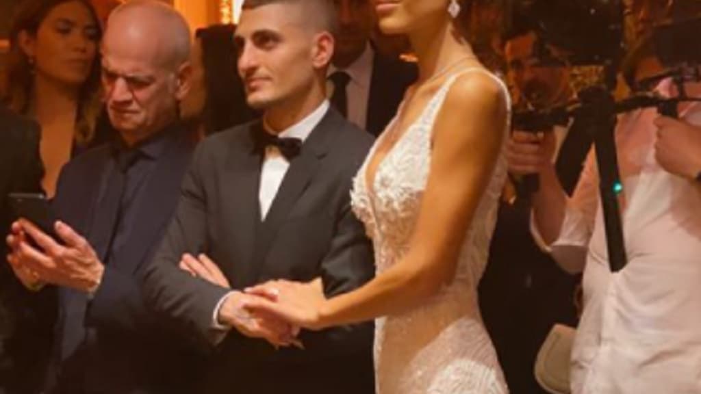 Marco Verratti et Jessica Aïdi Marco Verratti et Jessica Aïdi