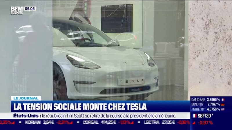 La tension sociale monte chez Tesla