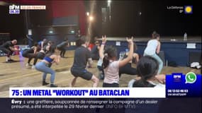 Paris: une séance de "metal workout" au Bataclan
