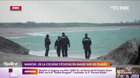 Manche: de la cocaïne s'échoue en masse sur les plages 